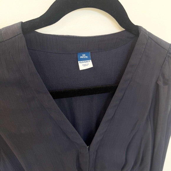 Old Navy Waist Defined Smocked Maxi Chiffon Dress - Picture 7 of 8